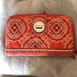 Orange Vera Bradley wallet